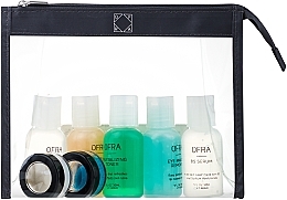 Fragrances, Perfumes, Cosmetics Set - Ofra Skin Care Kit Oily (cleanser/30ml + f/ton/30ml + eye/remover/30ml + ser/30ml + f/lot/30ml + b/scrub/7ml + f/mask/7ml + bag)