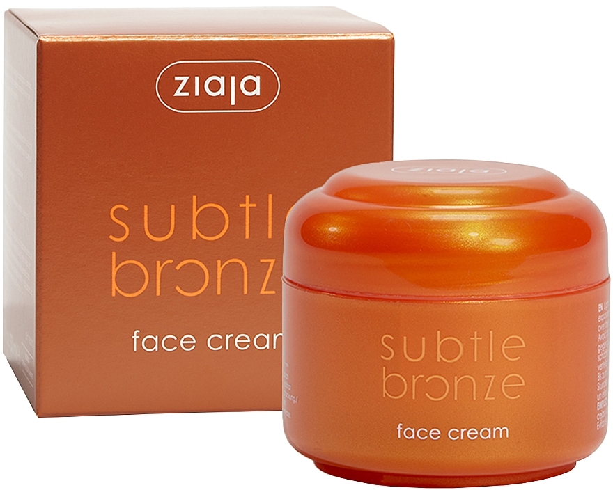 Bronzing Face Cream - Ziaja Subtle Bronze Face Care — photo N1