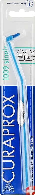 Mono Toothbrush "Single CS 1009", blue - Curaprox — photo N1