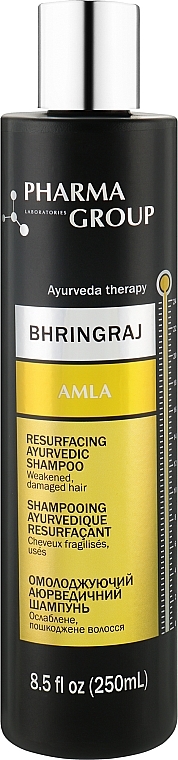 Rejuvenating Shampoo - Pharma Group Laboratories Bhringraj + Amla Resurfacing Shampoo — photo N1