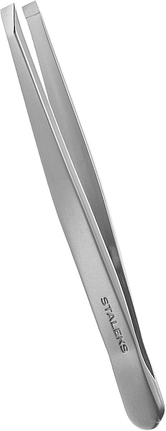 Brow Tweezer, wide straight tips TBC-10/1 - Staleks Beauty & Care 10 Type 1 — photo N1