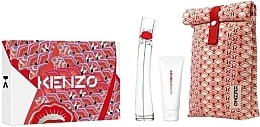 Fragrances, Perfumes, Cosmetics Kenzo Flower by Kenzo - Set (edp/50 ml + b/lot/75 ml + bag)