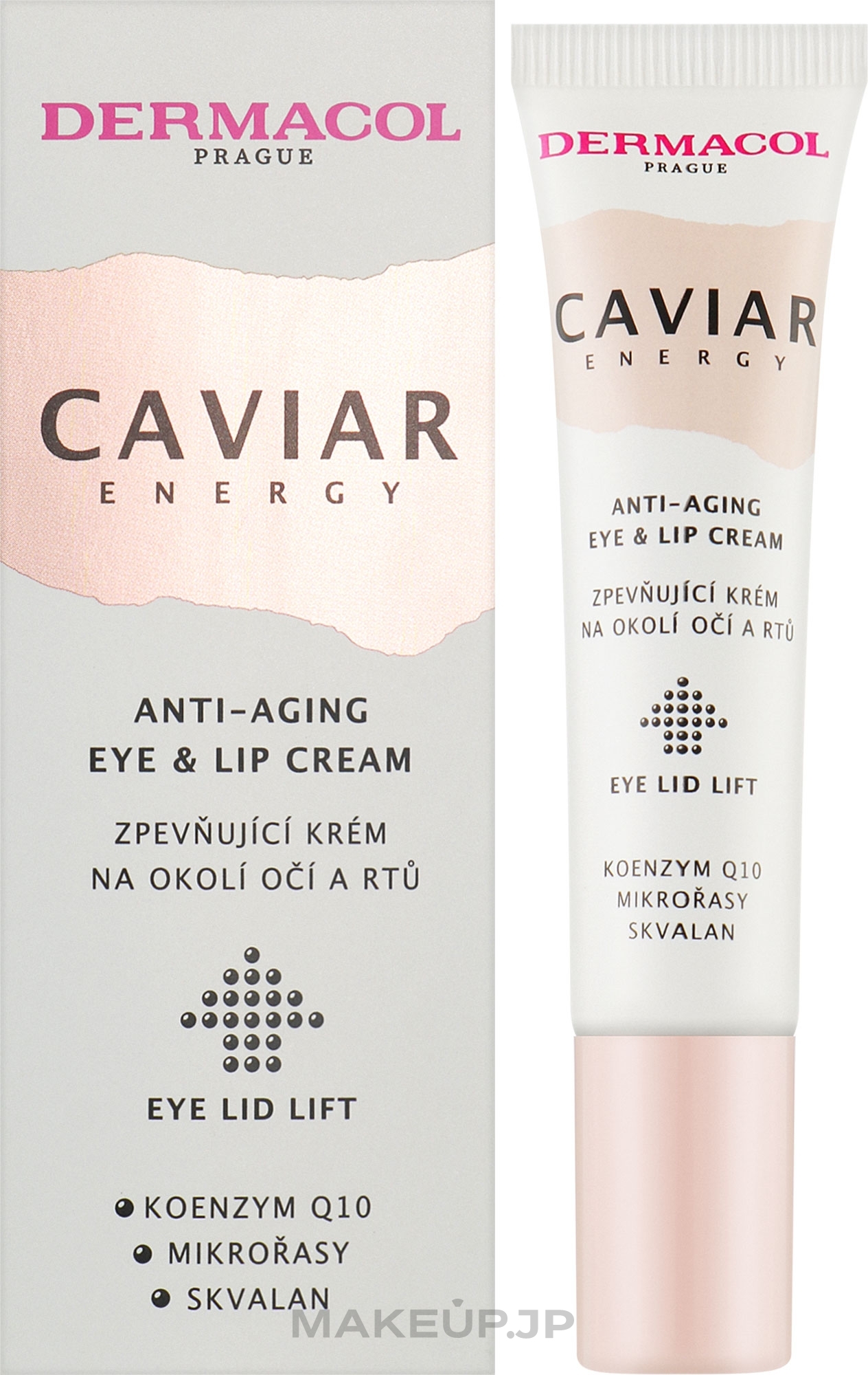 Eye & Lip Cream - Dermacol Caviar Energy Eye and Lip Cream Firming Cream — photo 15 ml