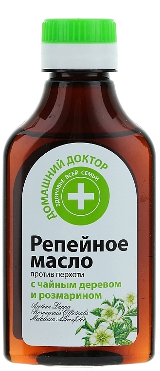 Anti-Dandruff Burdock Oil - Domashniy Doktor — photo N1