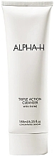 Fragrances, Perfumes, Cosmetics Facial Gel - Alpha-H Triple Action Cleanser