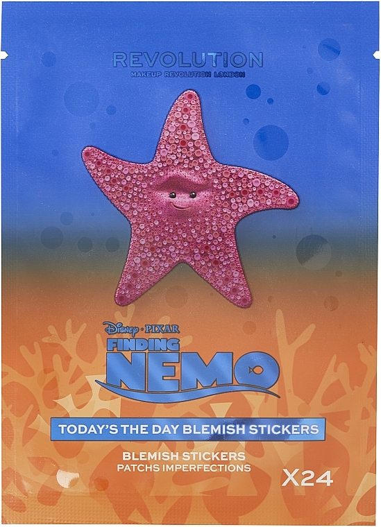 Blemish Stickers, 24 pcs - Makeup Revolution Disney & Pixar’s Finding Nemo Today's The Day Blemish Stickers — photo N7