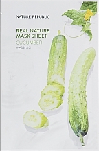 Fragrances, Perfumes, Cosmetics Cucumber Sheet Mask - Nature Republic Real Nature Mask Sheet Cucumber