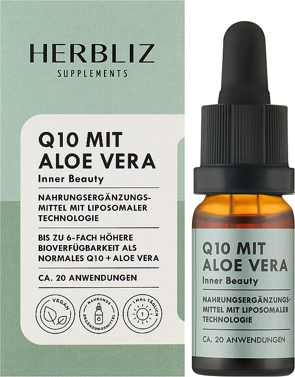 Dietary Supplement in Drops - Herbliz Q10 mit Aloe Vera — photo N2