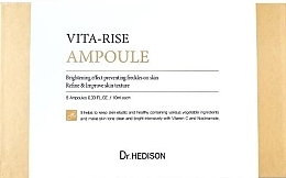 Fragrances, Perfumes, Cosmetics Brightening Vitamin C Face Ampoules - Dr.Hedison Vita Rise Ampoule