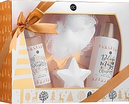 Fragrances, Perfumes, Cosmetics Body Set - Accentra Winter Magic Bath Set (sh/gel/150ml + lot/150ml + bomb/50g + sponge)