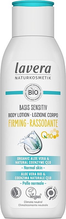 Body Lotion - Lavera Basis Sensitiv Firming Aloe Vera & Natural Coenzyme Q10 Body Lotion — photo N1