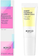 Fragrances, Perfumes, Cosmetics 3in1 Moisturizer, Primer & Highlighter - Kiko Milano Smart Radiance Cream 3 In 1