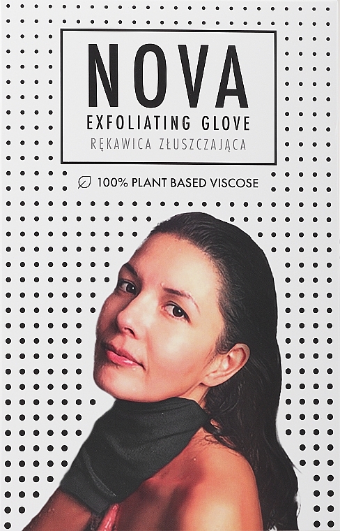 Exfoliating Body Glove, black - Sister Young Exfoliating Glove Black — photo N2