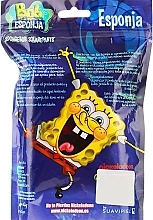 Bath Sponge "Spongebob", Spongebob with Glasses - Suavipiel Sponge Bob Bath Sponge — photo N5