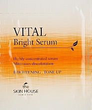 Fragrances, Perfumes, Cosmetics Vitamin Face Serum for Even Skin Tone - The Skin House Vital Bright Serum (sample)