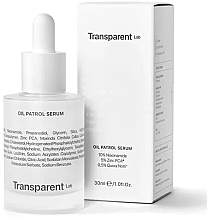 Fragrances, Perfumes, Cosmetics Mattifying Face Serum - Transparent Lab Oil Patrol Serum