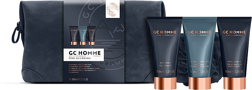 Set, 5 products - Grace Cole CG Homme Fine Grooming Groom & Go — photo N1