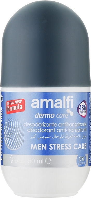 Deodorant Antiperspirant - Amalfi Dermo Care Men Antiperspirant Deodorant Stress Care — photo N1