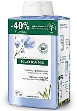 Fragrances, Perfumes, Cosmetics Set - Klorane Softness All Hair Types Shielding Shampoo Flax