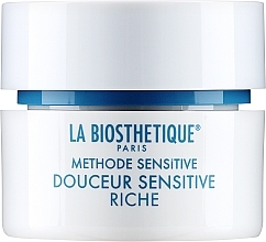 Fragrances, Perfumes, Cosmetics Regenerating Cream for Dry & Very Dry Sensitive Skin - La Biosthetique Douceur Sensitive Riche Cream