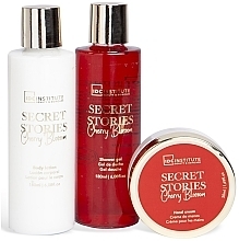 Beauty Set - IDC Institute Secret Stories Cherry Blosom (sh/gel/180ml + b/lot/180ml + h/cr/50ml) — photo N2