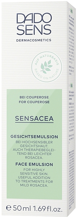 Face Emulsion - Dado Sens Sensacea Face Emulsion — photo N1