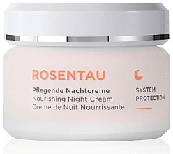 Night Face Cream - Annemarie Borlind Rosentau System Protection Nourishing Night Cream — photo N2