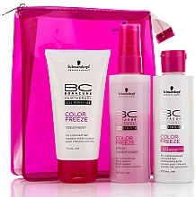 Fragrances, Perfumes, Cosmetics Set - Schwarzkopf Professional Bonacure Color Freeze (shm/100ml + cond/100ml + mask/75ml + bag)