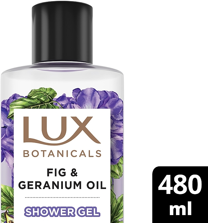 Fig and Geranium Oil Shower Gel - Lux Botanicals Fig & Geranium Oil Shower Gel — photo N3