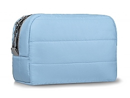 Quilted Classy Makeup Bag, light blue - MAKEUP Cosmetic Bag Sky — photo N1