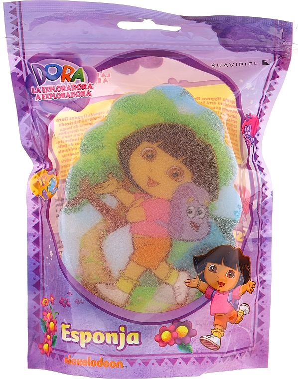 Kids Bath Sponge "Dora", 169-10, yellow - Suavipiel Dora Bath Sponge — photo N4