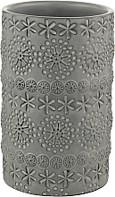 Fragrances, Perfumes, Cosmetics Ceramic Bathroom Tumbler - Spirella Relief