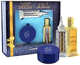 Fragrances, Perfumes, Cosmetics Al Haramain Night Dreams - Set (edp/60ml + perf/oil/30ml + bukh/40g)