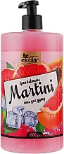 Fragrances, Perfumes, Cosmetics Shower Gel "Martini Cream Cocktail", with dispenser - EkoLan