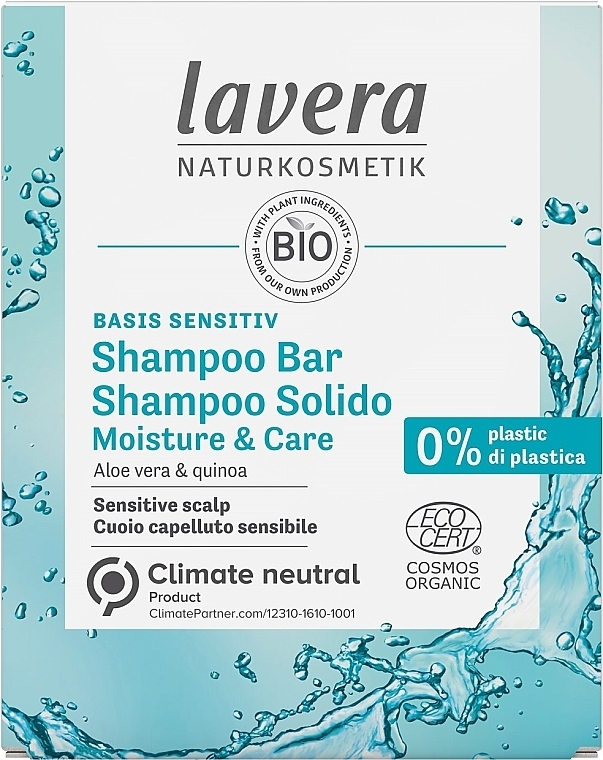 Shampoo Bar - Lavera Basis Sensitiv Shampoo Bar — photo N1