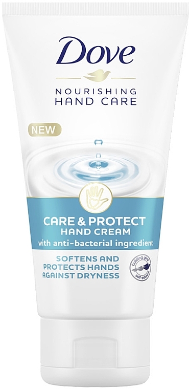 Hand Cream - Dove Nourishing Care&Protect Hand Care — photo N1