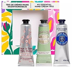 Set - L'Occitane My Essential Hand Cream Trio (h/cr/3x30ml) — photo N1