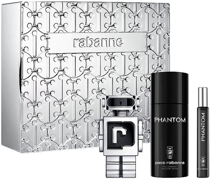 Paco Rabanne Phantom - Set (edt/50ml+edt/10ml+deo/150ml) — photo N1