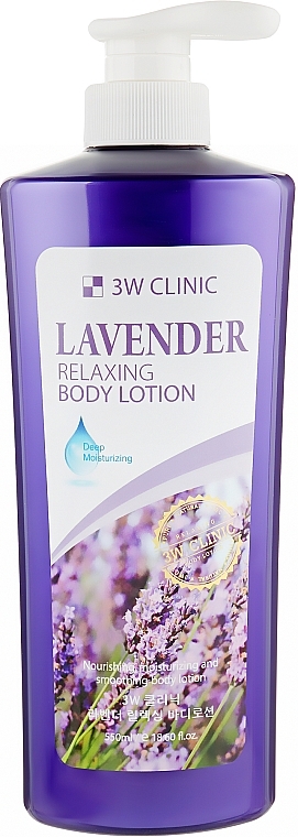 Lavender Body Lotion - 3W Clinic Lavender Relaxing Body Lotion — photo N2