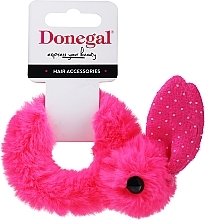 Fragrances, Perfumes, Cosmetics Hair Tie 1 pcs, FA5678, bright pink bunny - Donegal