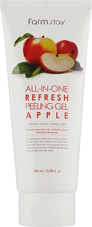 Apple Face Peeling Gel - FarmStay All-In-One Whitening Peeling Gel Cream Apple — photo N1