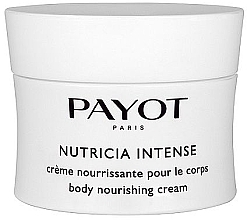 Fragrances, Perfumes, Cosmetics Nourishing Body Cream - Payot Nutricia Intense Body Nourishing Cream