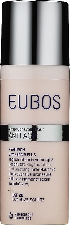 Anti-Aging Regenerating day Cream - Eubos Med Anti Age Hyaluron Day Repair Plus SPF20 — photo N1