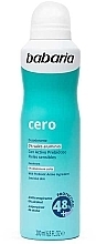 Fragrances, Perfumes, Cosmetics Deodorant Spray for Sensitive Skin with Probiotics - Babaria Zero