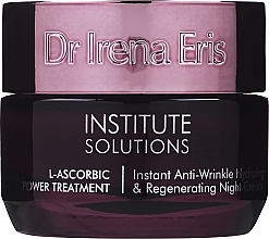 Fragrances, Perfumes, Cosmetics Night Face Cream - Dr Irena Eris Institute Solution L-ascorbic Power Treatment