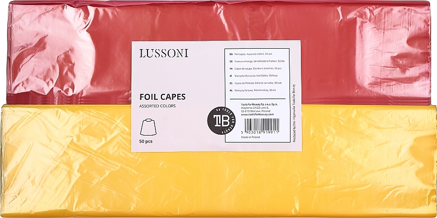 Foil Capes, red+yellow - Lussoni Foil Capes — photo N1