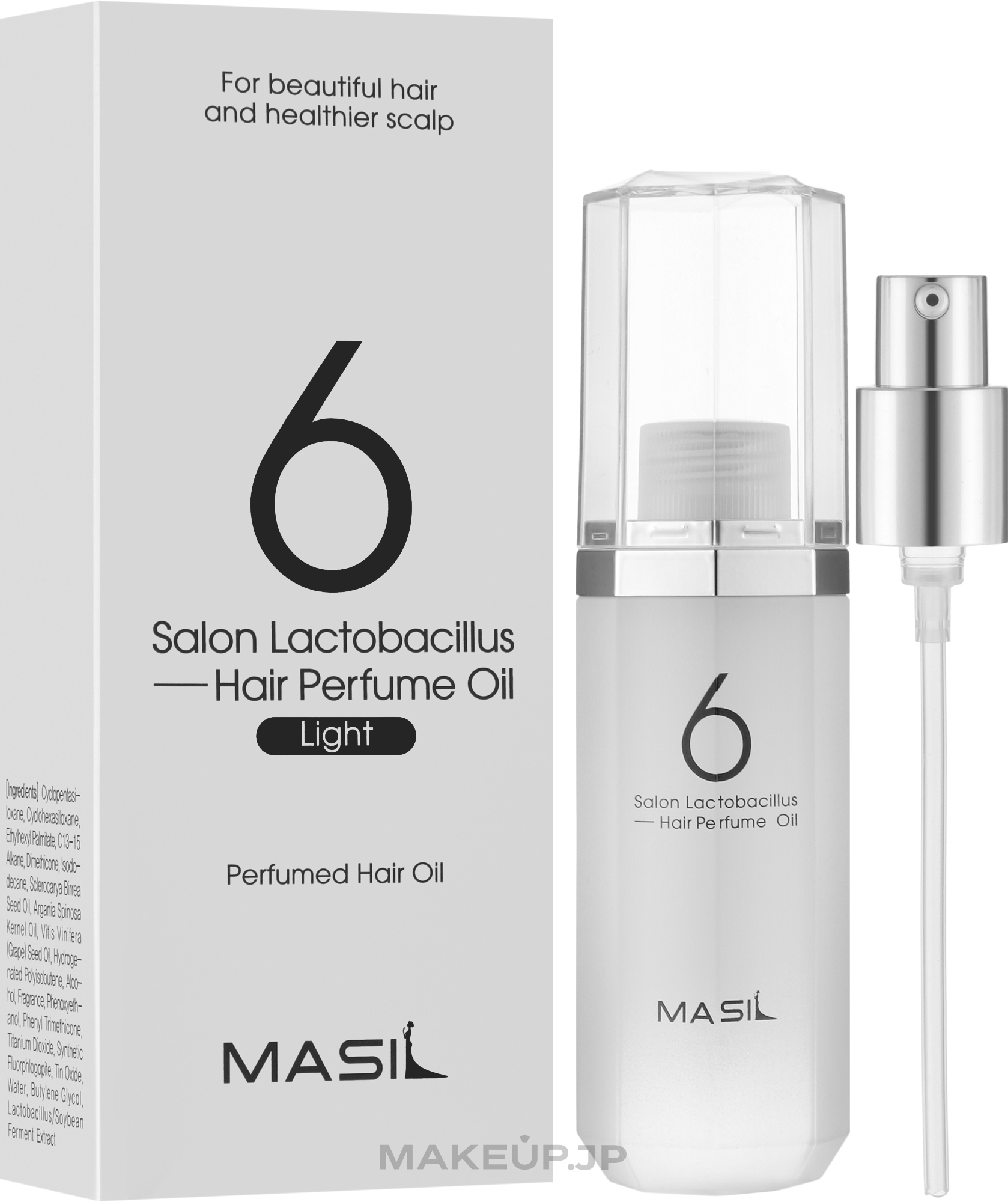 Perfumed Oil for Smooth Hair - Masil Salon Lactobacillus Hair Perfume Oil Light — photo 66 ml