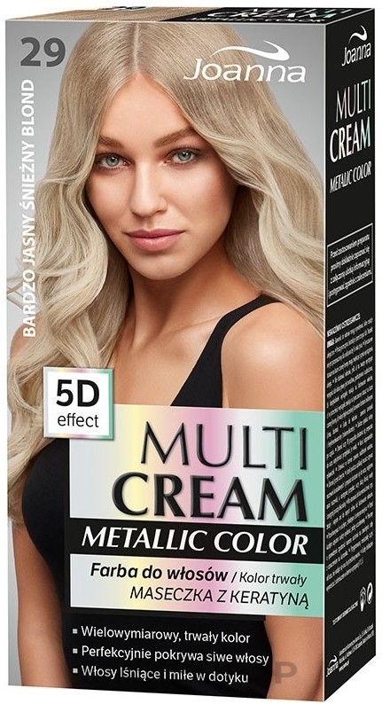 Hair Color - Joanna Multi Cream Color Metallic — photo 29