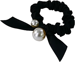 Fragrances, Perfumes, Cosmetics Hair Tie with Pearl, black - Lolita Accessories