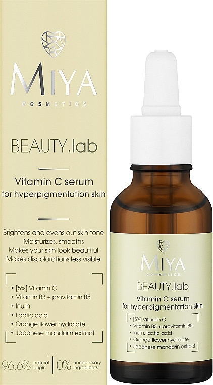 Vitamin C Face Serum - Miya Cosmetics Beauty Lab Serum With Vitamin C — photo N2